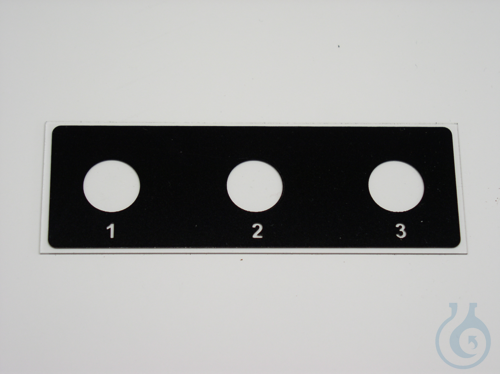 Image of Immunofluorescent printed slides 3 numbered circles ca. 10 mm Ø - Luminix Health