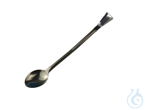 Blade-spoons, stainless steel, spoon 40 x 28 mm, blade 36 x 26 mm 210 mm - Luminix Health