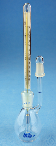 Image of Gay-Lussac pycnometers adjusted, with thermometer 50 cm³ - Luminix Health