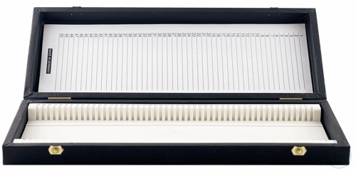 Slide boxes, wooden frame for 50 microslides