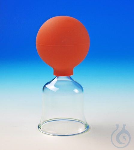 Bier suction glasses, CE with bulb of PVC ca. 6 cm Ø - Luminix Health