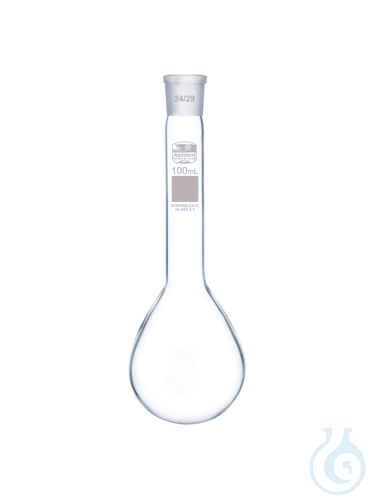 Flasks, Kjeldahl with socket, Boro 3.3, Capacity: 1000 ml, Socket: NS29/32