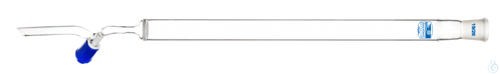 Chromatography columns sintered disc with rotaflow stopcock, Boro 3.3, Diameter:
