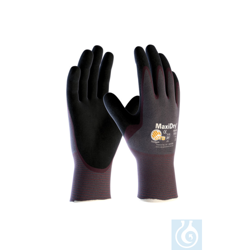 MaxiDry 56-424 Arbeitshandschuhe, Gr. L (9) (Handfläche beschichtet) - Luminix Health