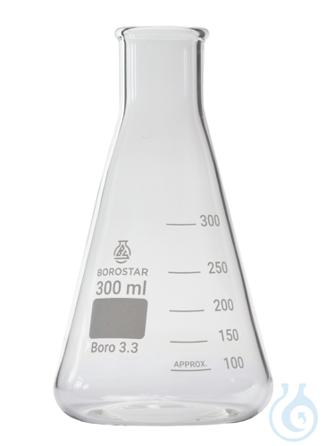 Borostar Erlenmeyerkolben EH 300ml Boro 3.3