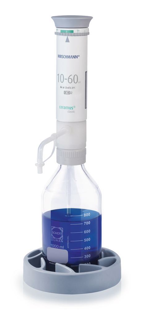 Dispenser ceramus® classic, ceramic piston, 10.0 - 60.0 ml, 1 unit(s) - Luminix Health