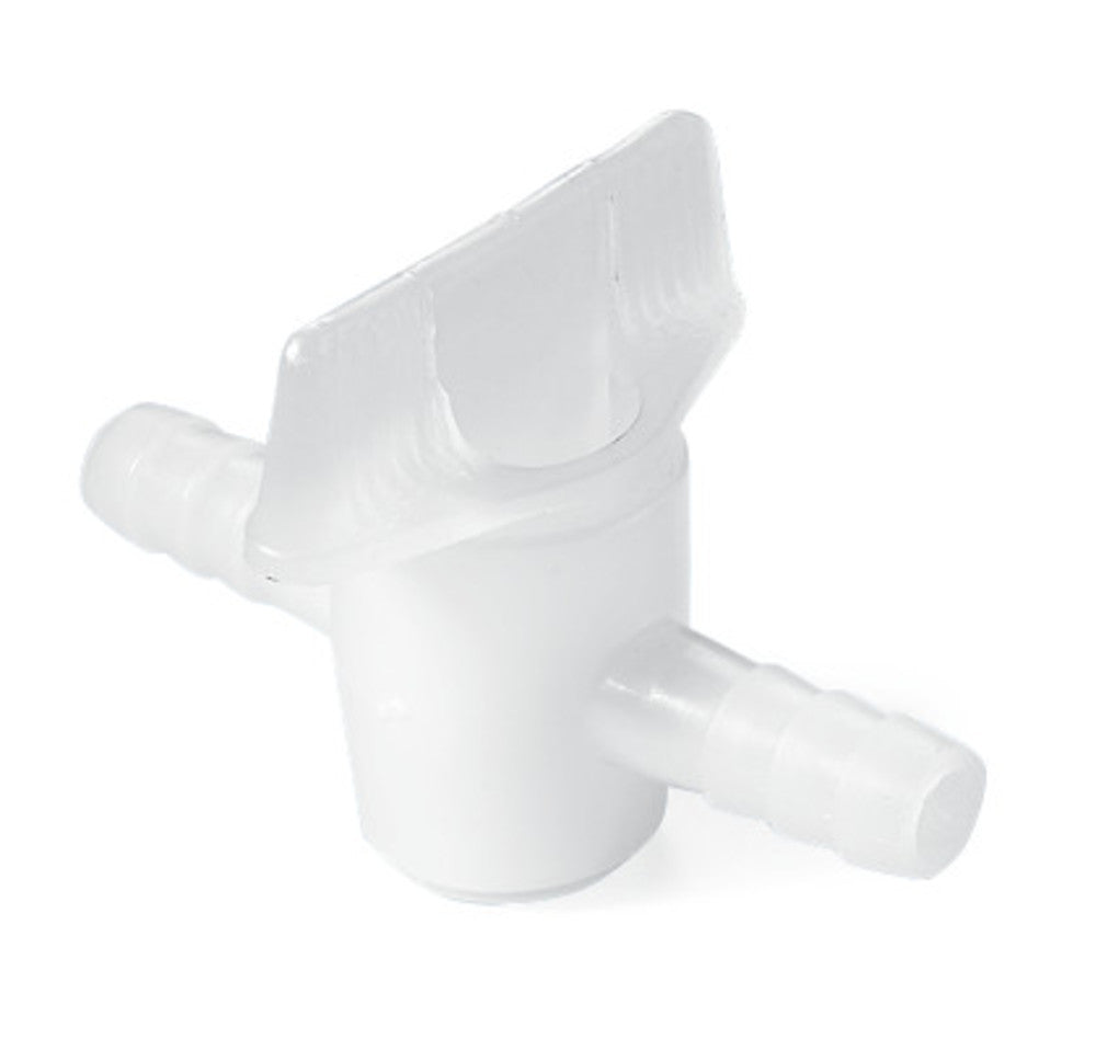Rotilabo®-tubing connectors, PE, natur. colour., stopcock connect.,L 70mm - Luminix Health