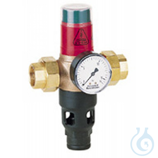 Image of Backflow preventer 1'' - red brass with manometer - Luminix Health