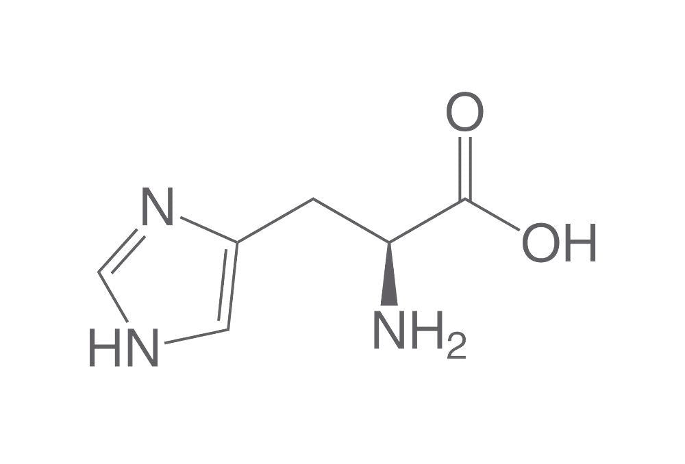 L-Histidine, min. 98,5 %, Ph.Eur., for biochemistry, 25 g, plastic - Luminix Health