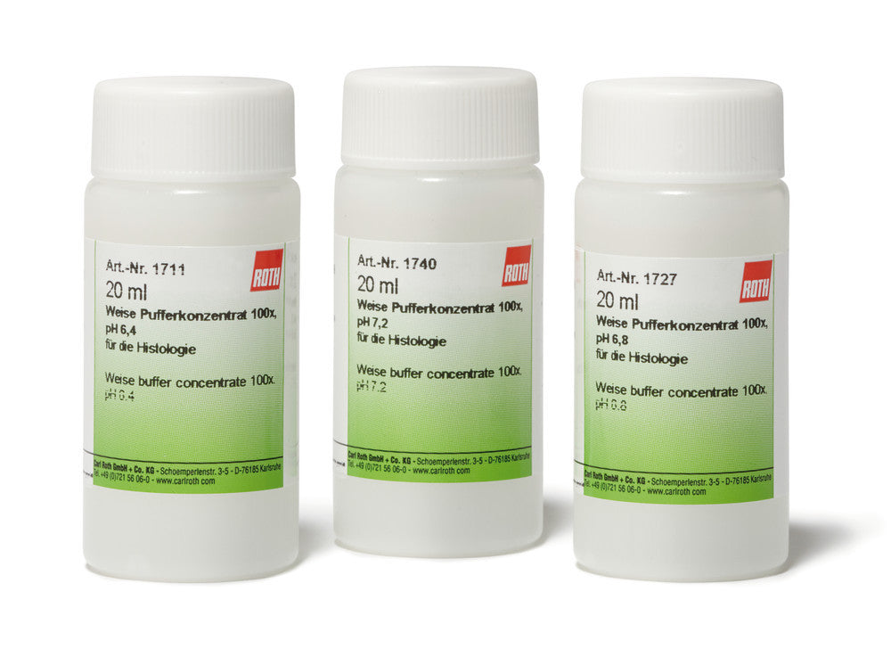 Weise buffer concentrate 100x, pH 7.2, for histology, 100 ml, plastic - Luminix Health