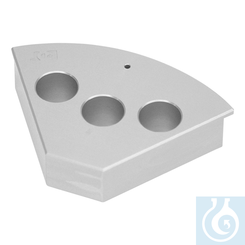 Image of Polyblock for 3 x 21 mm cylindrical vials - Luminix Health