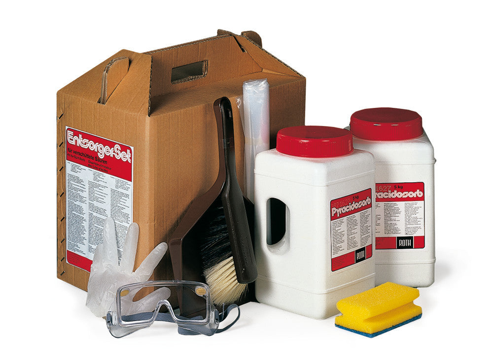 Entsorger-Set-ROTH®, acids and alkali, for disposing chemicals, 1 set - Luminix Health