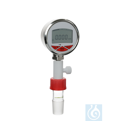 Image of Vacuum manometer digital, -1…+2 bar, 4-digit display, - Luminix Health