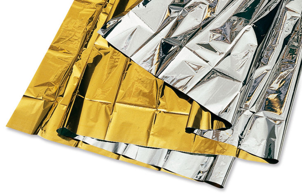 Rescue blanket, aluminium-vaporised PE-foil, 210x160 cm, 1 unit(s) - Luminix Health