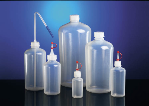 Image of High shoulder bottle, LDPE natural, 1000 ml, round, without closure - Luminix Health