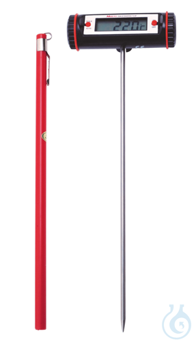 Digital thermometer type 12070, -50+300 °C, probe with tip 200 x 3.5 mm