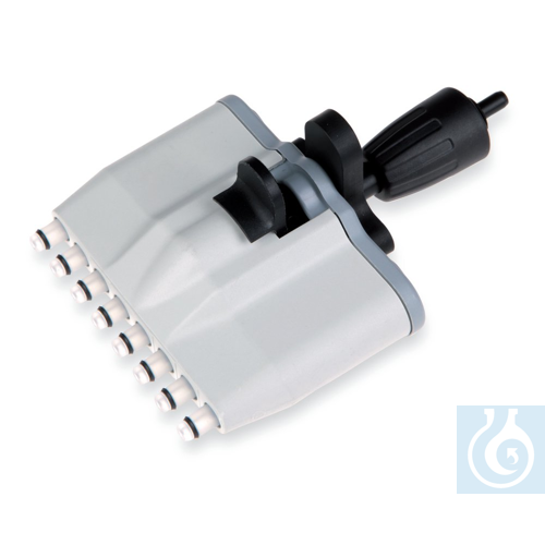 Image of 8-channel tip adapter with ejector, for VacuuHandControl VHCpro