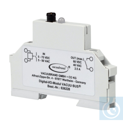 Image of Digital I/O interface module VACUU·BUS, with 2 m VACUU·BUS cable