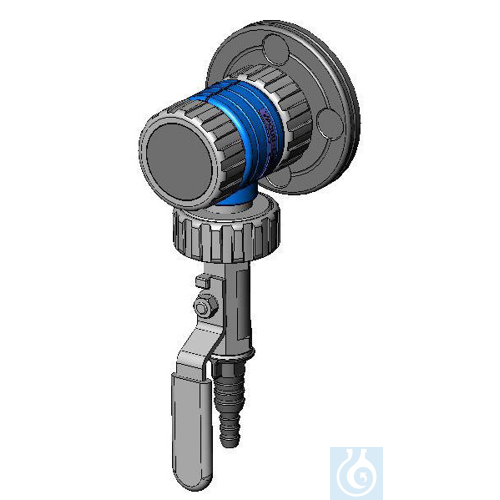 VACUU·LAN® shut off module VCL K with connecting part A5, M35 x 1,5, yellow blin - Luminix Health