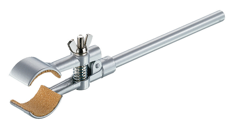 Stand clamp, die cast zinc, with cork inlay, span width 38-60 mm, 1 unit(s) - Luminix Health