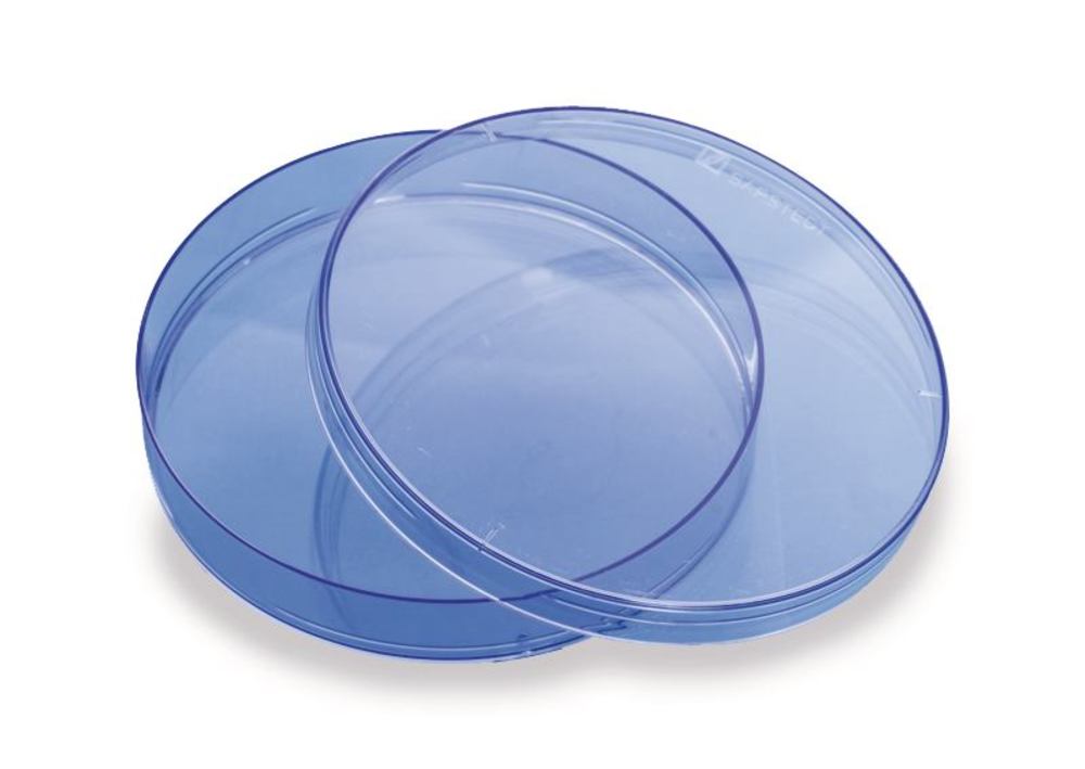 Petri dishes, PS, sterile, With vents, Ø 92 mm, H 16 mm, blue, 480 unit(s) - Luminix Health