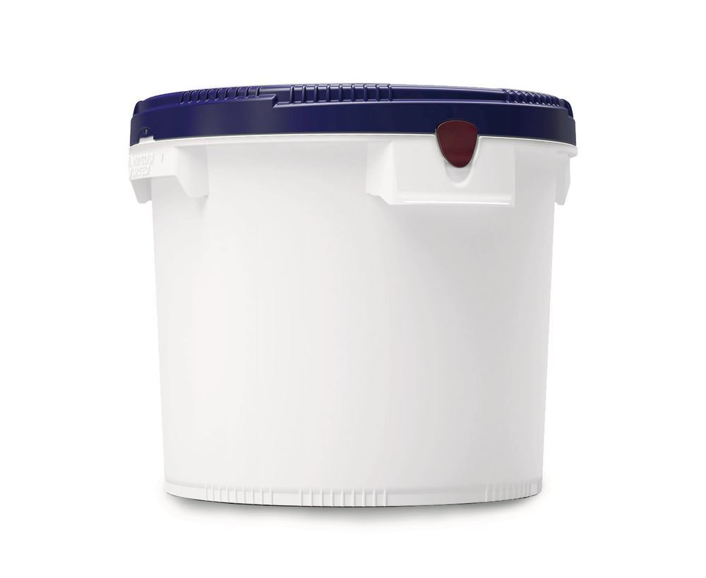 Image of Click pack container, HDPE, white