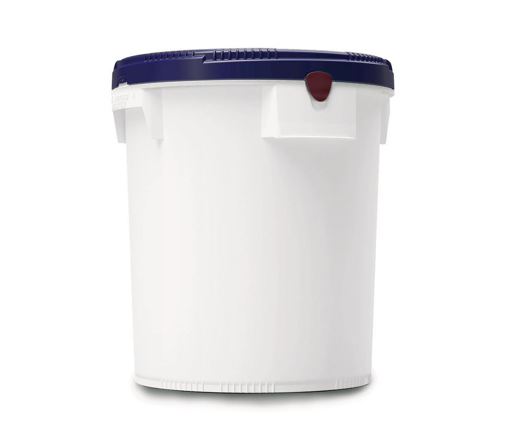 Image of Click pack container, HDPE, white