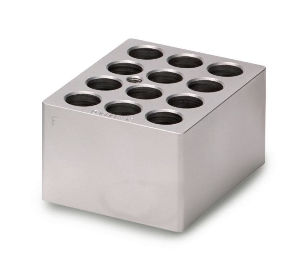 Interchangeable block for SBH200D, For 12 x Ø 16 mm tubes, 75 x 95 x 50 mm - Luminix Health