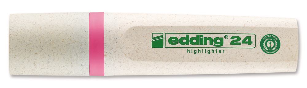 Image of 24 EcoLine pink highlighter