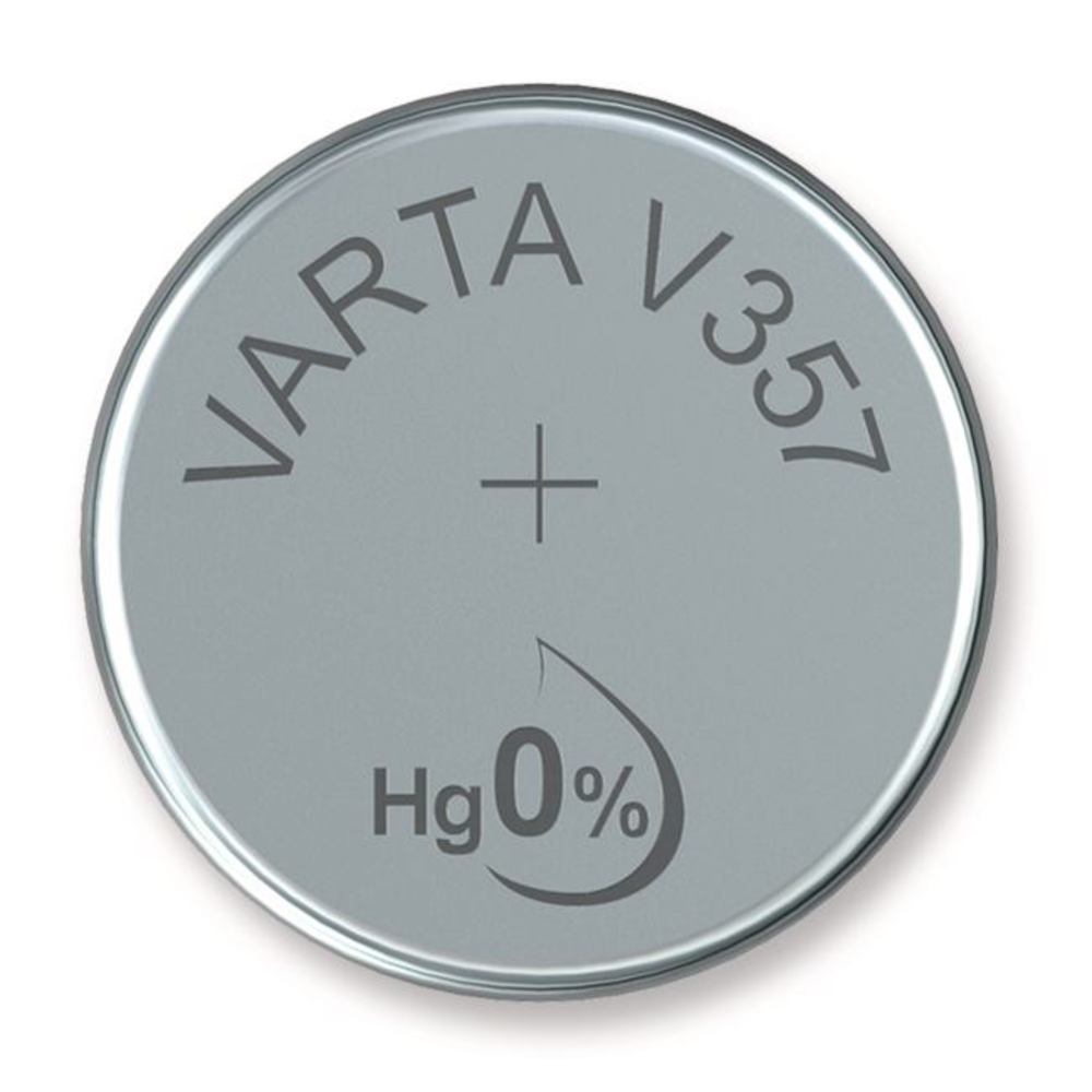 Button cell, V 357, silver, 1.55 V, 1 unit(s) - Luminix Health