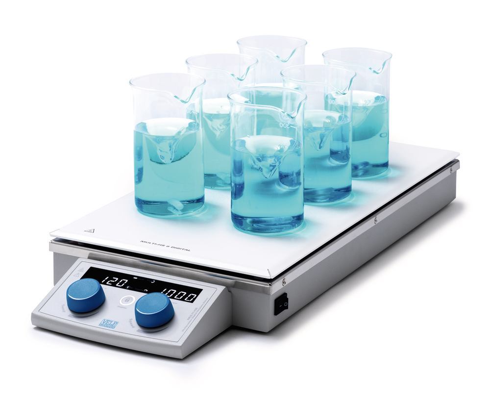 MULTI-HS 6 multi-pos.magnetic stirrer, With heater,, 1 unit(s) - Luminix Health