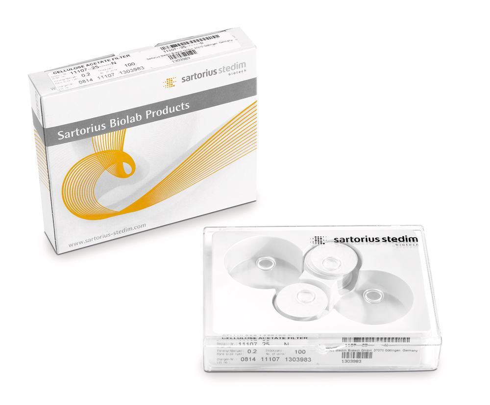 CA membrane filters, 0.45 µm, 90 mm, 25 unit(s) - Luminix Health