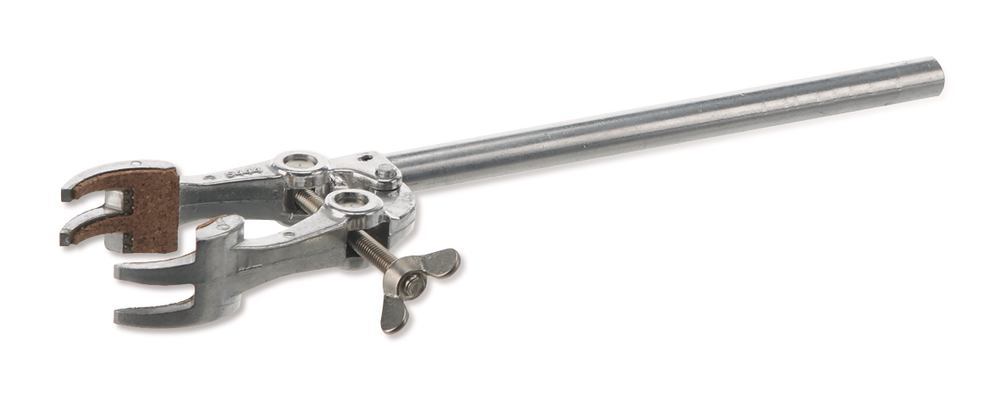 Stand clamp, universal, aluminium, 4-finger with cork coating, 0-80 mm - Luminix Health
