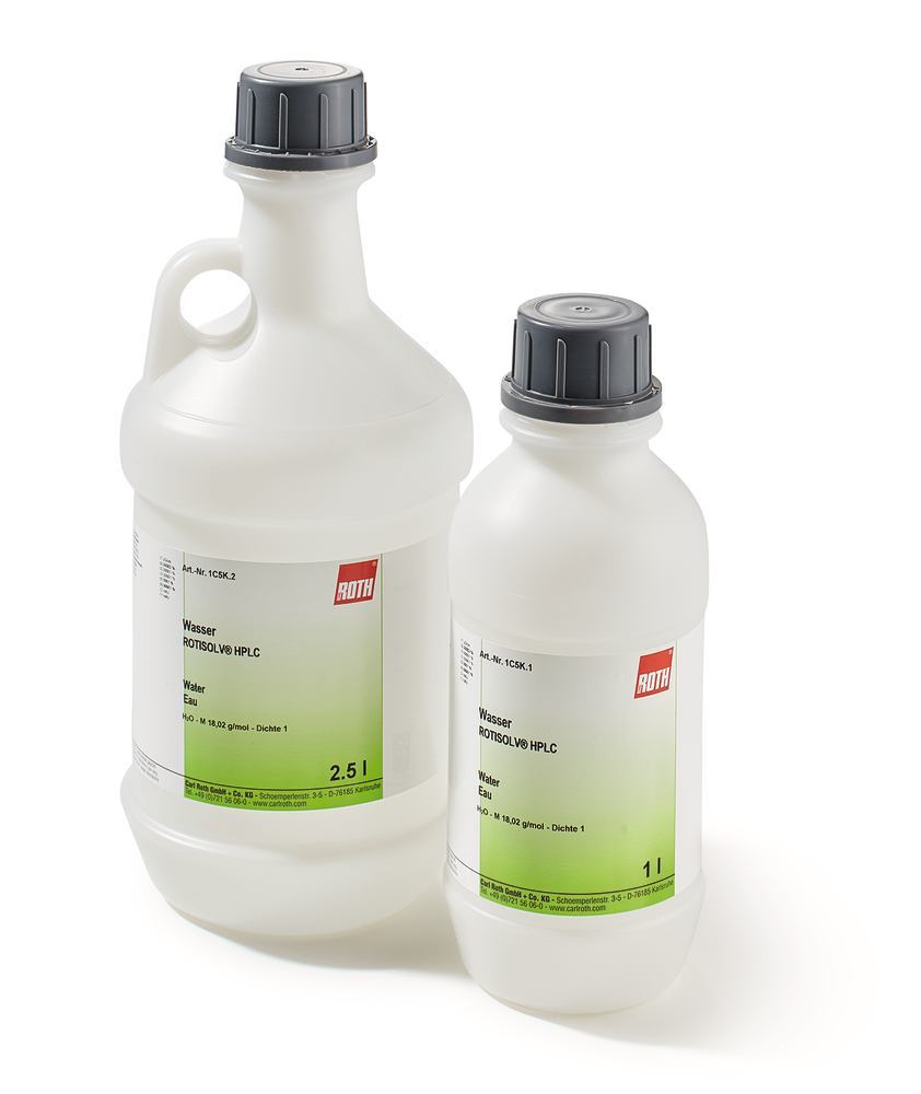 Water, ROTISOLV® HPLC , 1 l, HDPE - Luminix Health