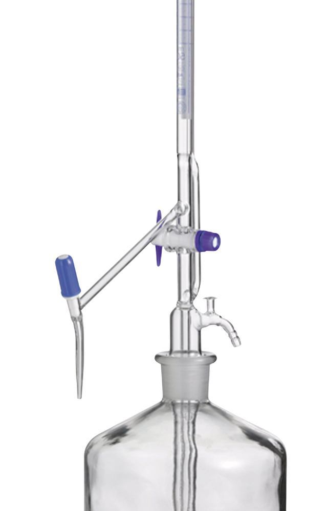 Pellet titration apparatus, Class AS, Side PTFE spind. stop., clear glass 10ml - Luminix Health