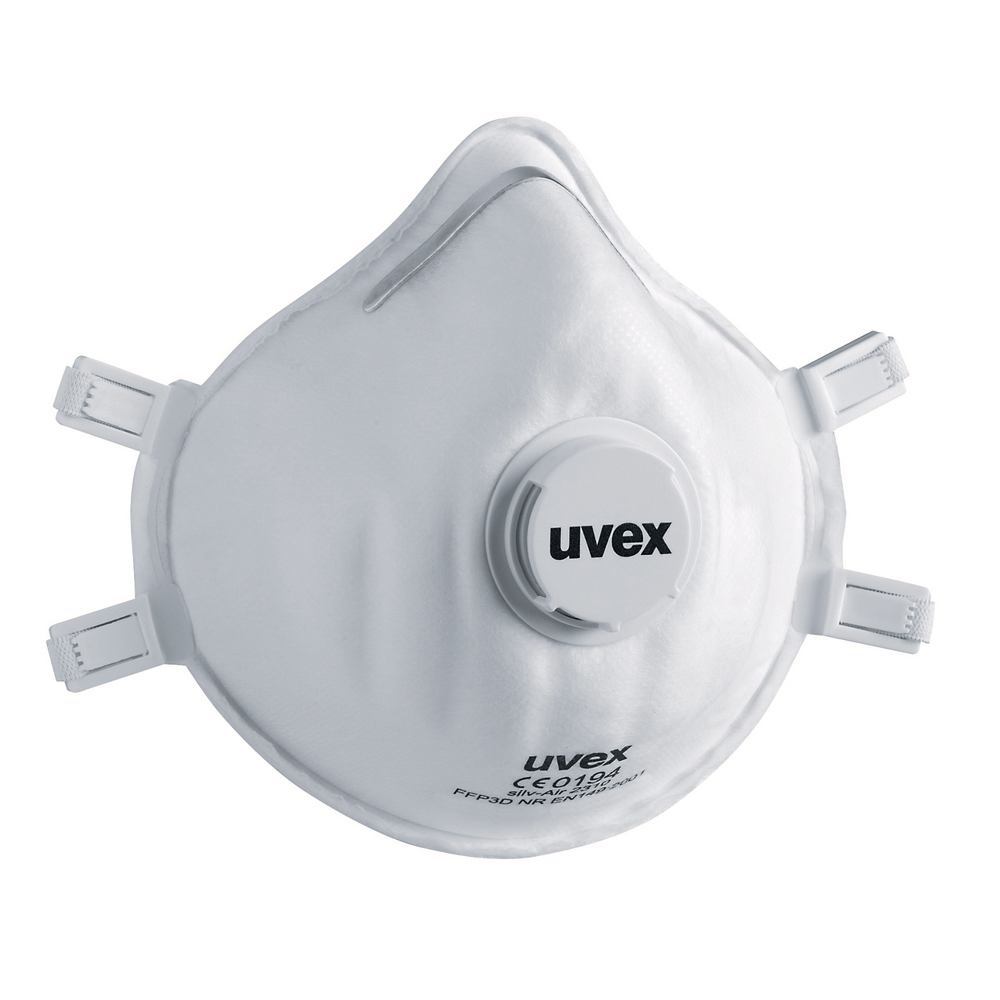 uvex silv-Air c 2310 FFP3 particle mask, with exhalation valve, size L - Luminix Health