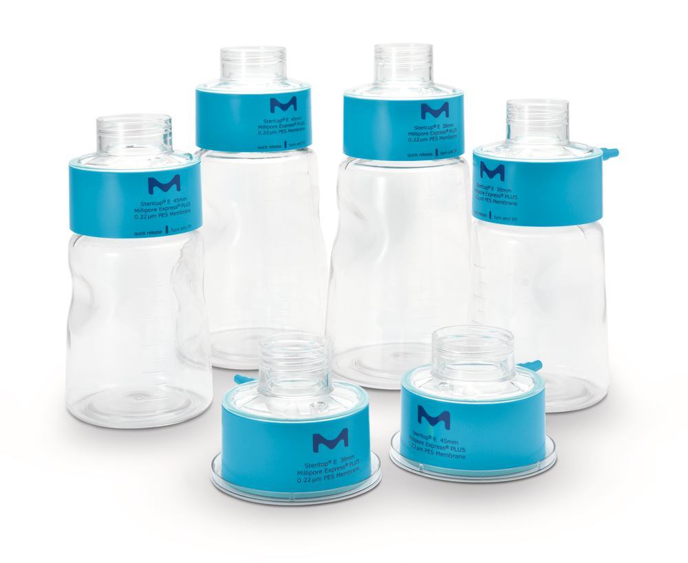 Steritop(TM) E vacuum filtr. unit, PES, Funnelless bottle-top filt., 45mm thread - Luminix Health