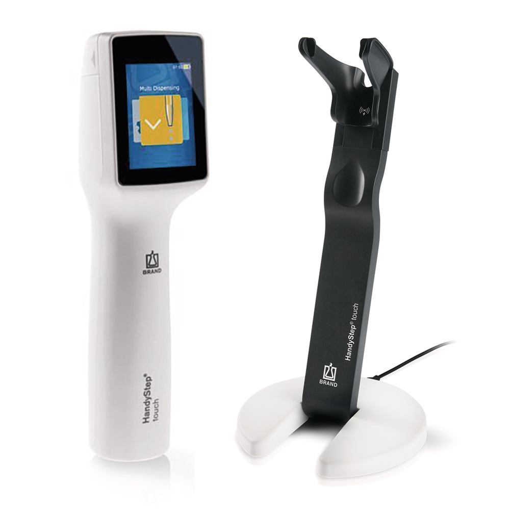 HandyStep® touch dispenser pipette, Electr. multi-dispenser with battery, set - Luminix Health