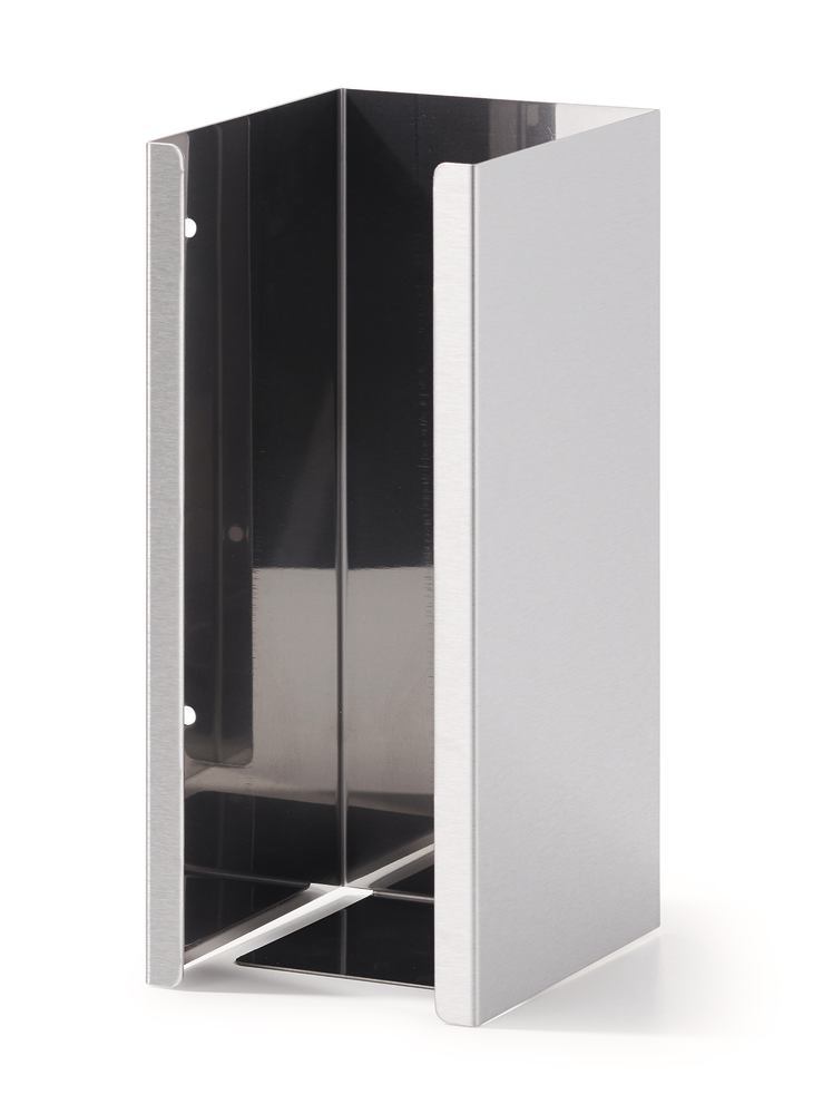 Dispenser f. masks , One compartment, made of stainless steel, 1 unit(s) - Luminix Health