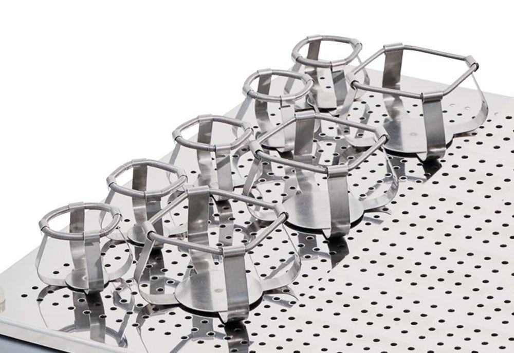 Spring clip, For 2000 ml Erlenmeyer flasks, 1 unit(s) - Luminix Health