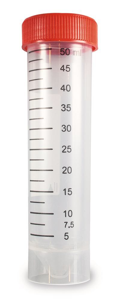 50 ml centrifuge tubes, With rim, sterile, 250 unit(s) - Luminix Health
