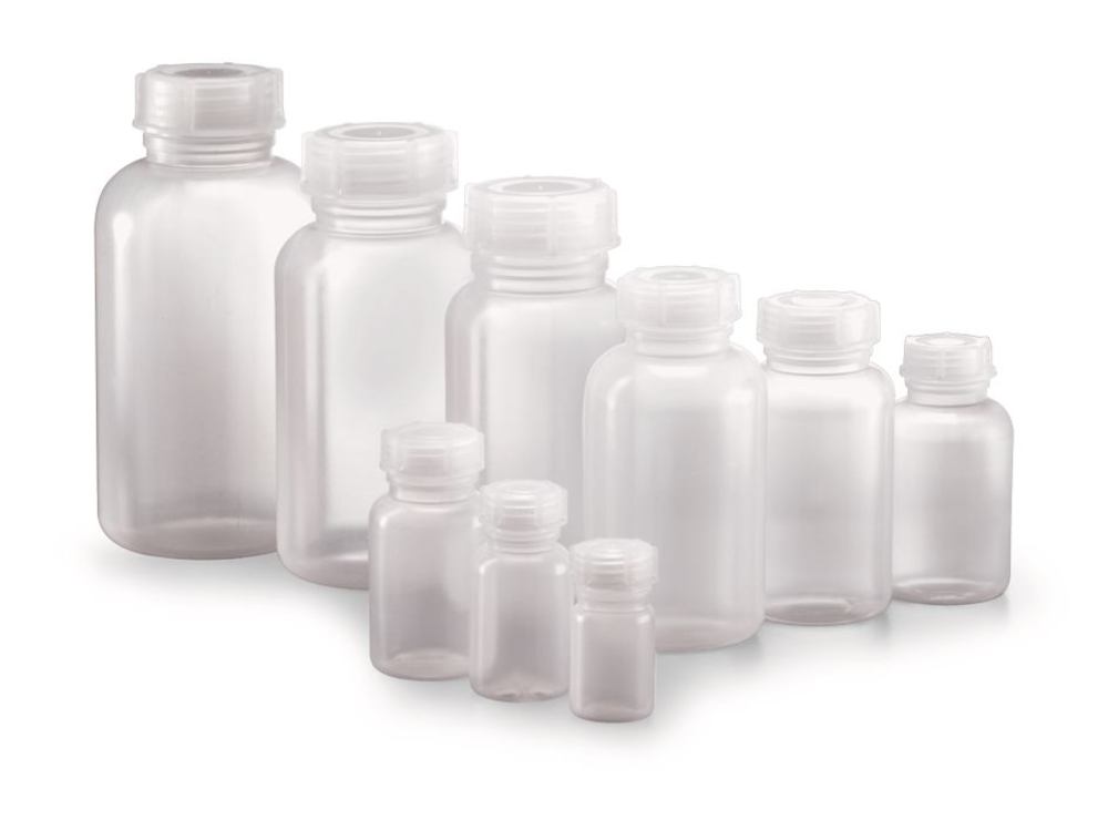 Wide mouth bottle, LDPE, 100 ml, 20 unit(s) - Luminix Health