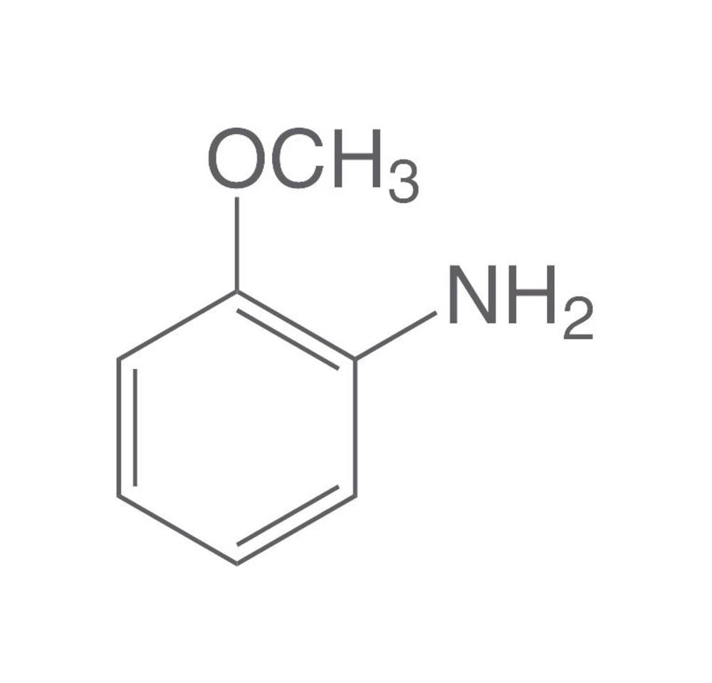 Image of o-Anisidine, min. 98 %, for synthesis, 250 ml, glass - Luminix Health
