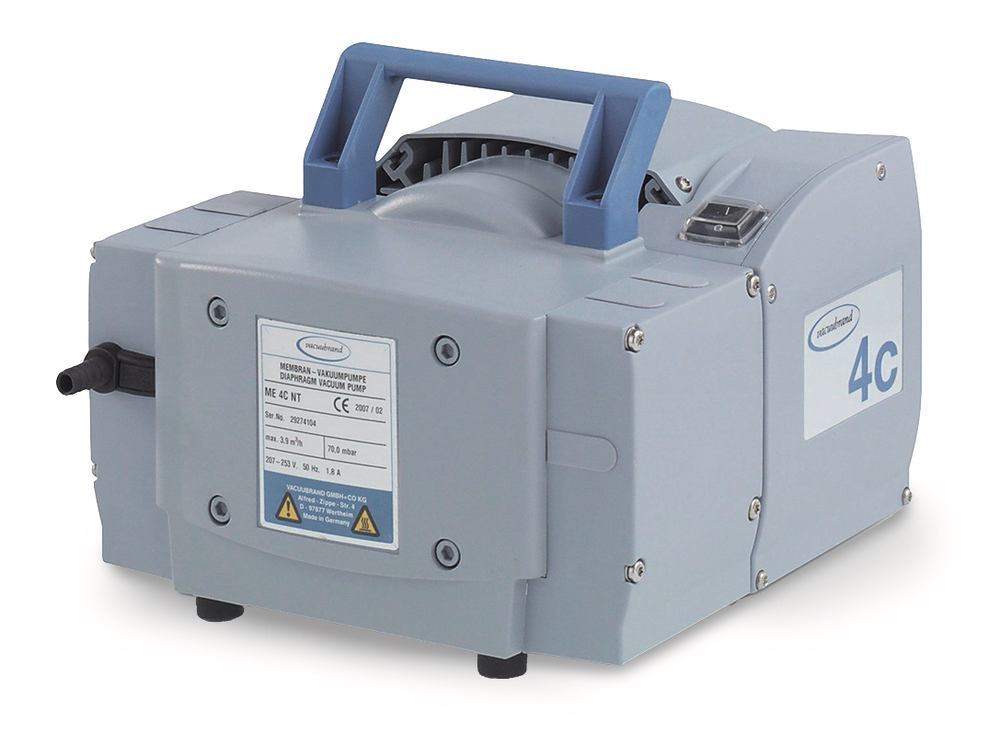 ME 4C NT diaphragm pump, 70 mbar vacuum, with silencer, 1 unit(s) - Luminix Health