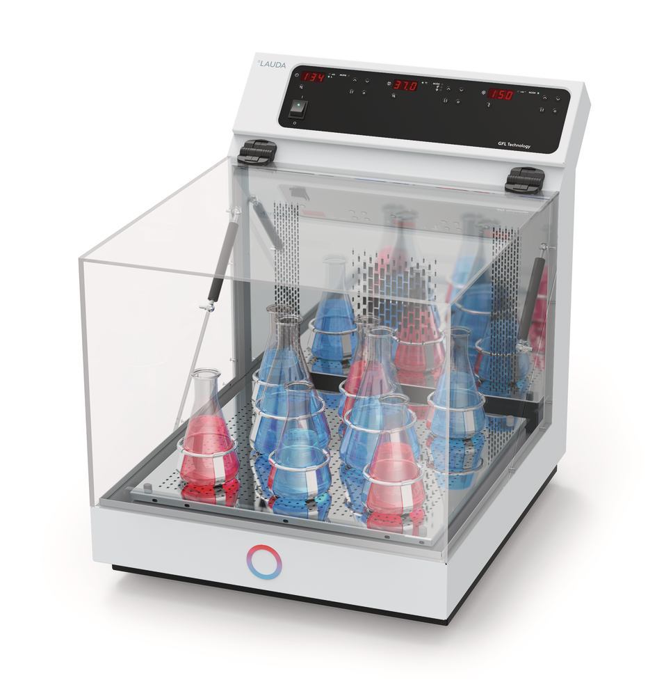 Varioshake VS 60 OI incubation shaker, 8 °C above room temperature up to +70 °C - Luminix Health