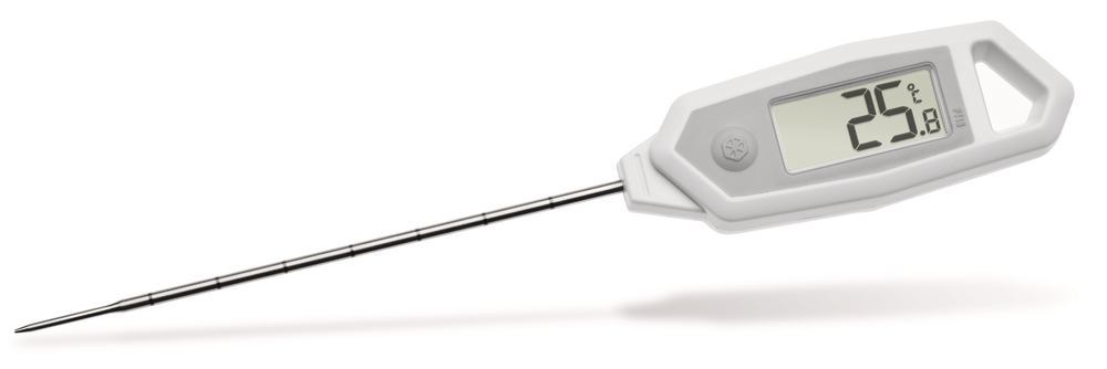 Digital penetration thermometer, -40 °C - 250 °C, incl. fact. cal. cert. - Luminix Health