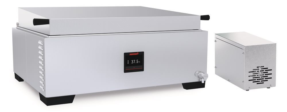 WTB 35 water bath with circulation pump, incl. stainless steel slanting cover - Luminix Health