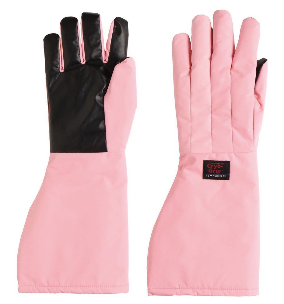 Cryo-Grip® gloves with cuff, Elbow length, pink, XL size, 1 pair - Luminix Health