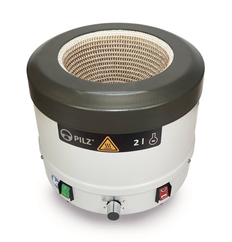 Pilz® LP2ER Protect heating mantle, Two heat zones, up to 450 °C, 2000 ml - Luminix Health
