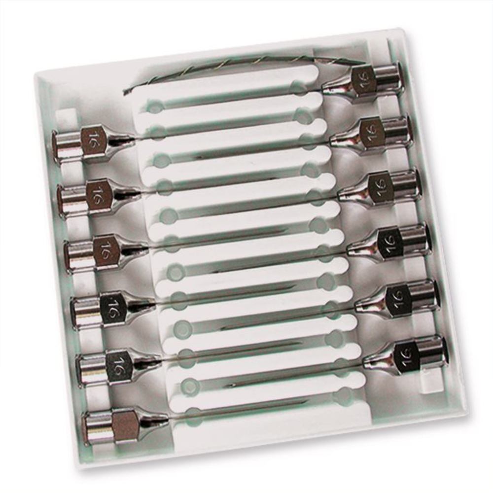 Injection needles, Stainless steel, Ø 1.20 x 40 mm, 18 G, 12 unit(s) - Luminix Health